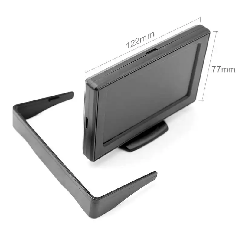 2в1 комплект системы парковки автомобиля 4 3 InchTft Lcd цветной монитор заднего вида +