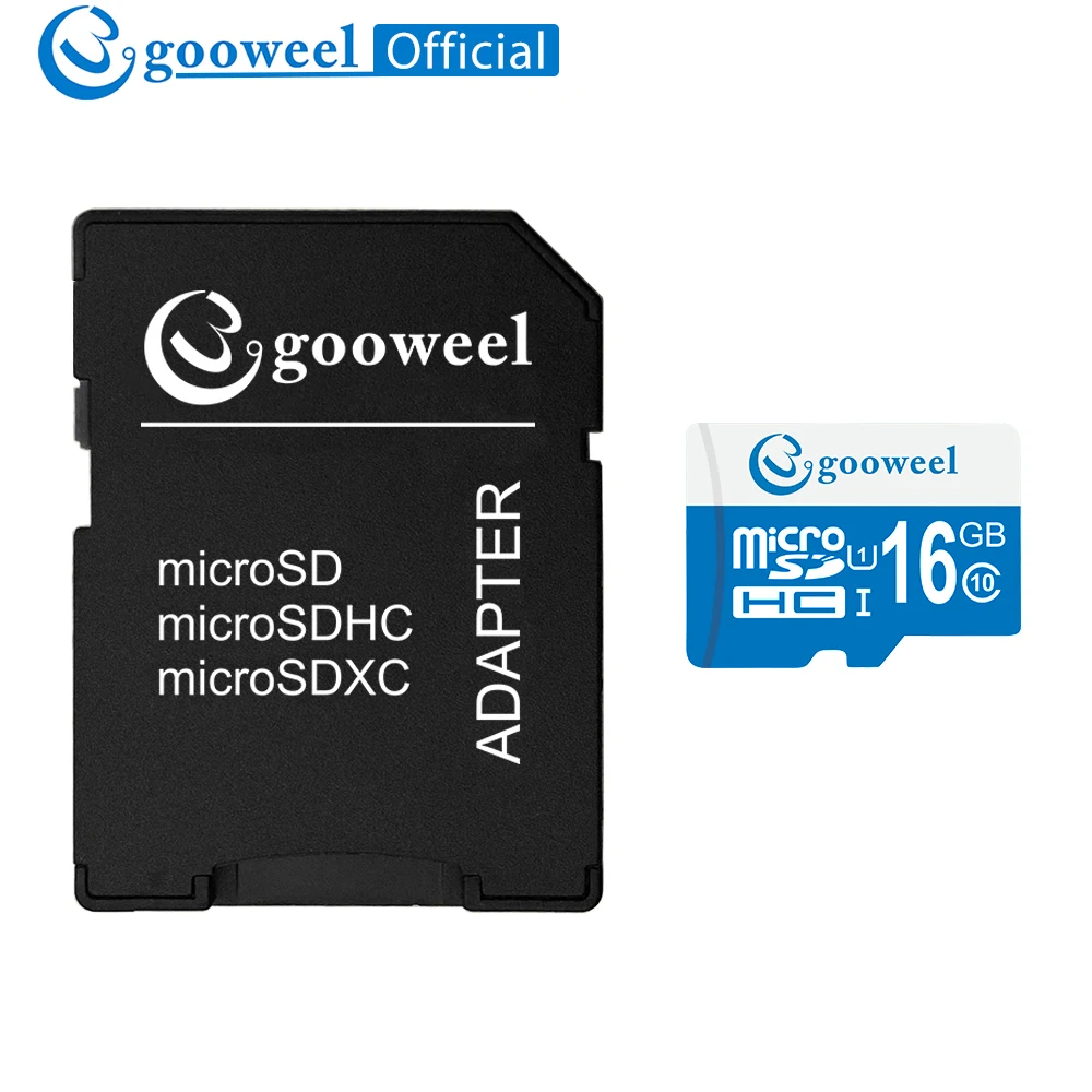 Gooweel Micro SD карта 16 ГБ TF для Xiaomi Samsung Honor Umidigi Blackview Doogee аксессуары