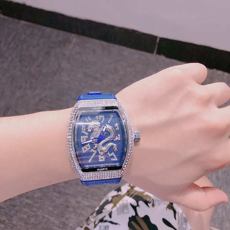 DANNILU Frank Barrel Gypsophila fm ремешок для яхты в стиле ретро полностью алмазные часы взрывы