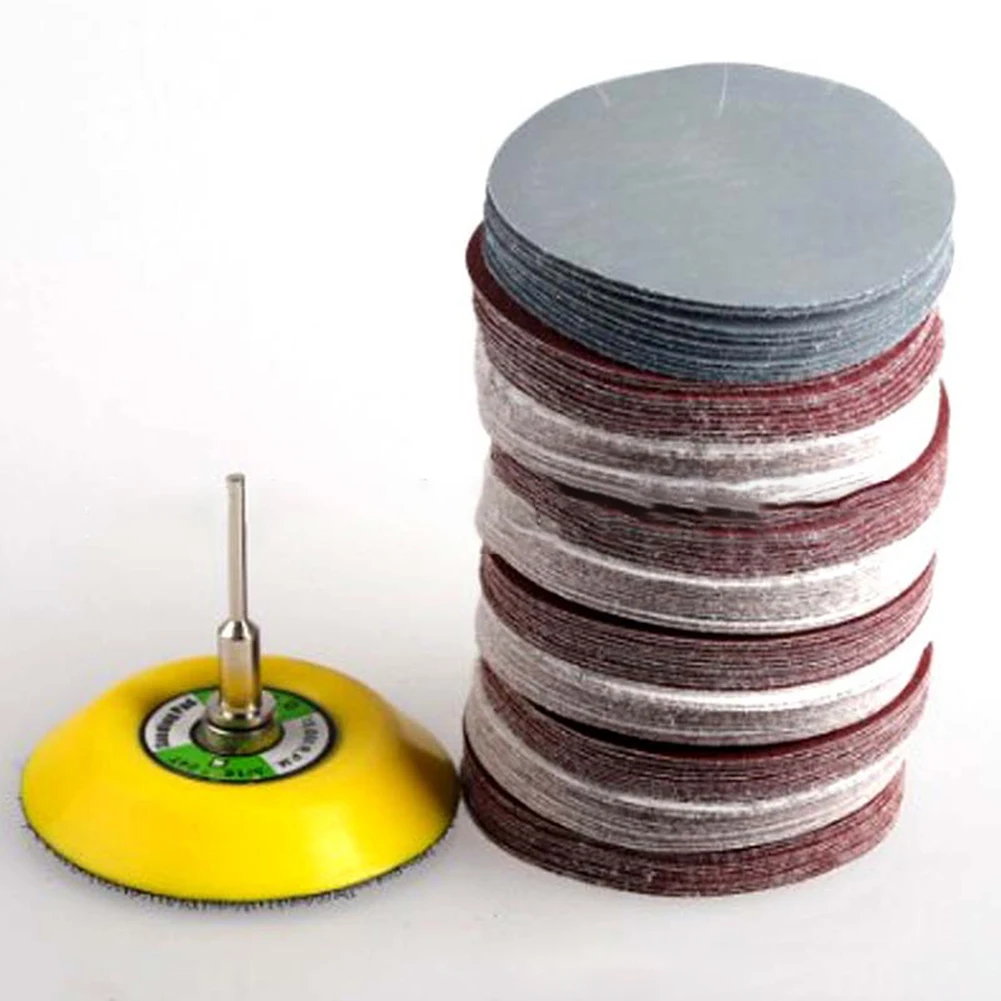 

Pad Sanding Discs Drill Grinder Rotary Tools Backing Pad Hook And Loop Aluminium Oxide