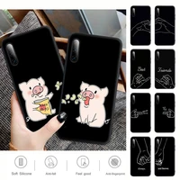 bff best friends forever couples mobile phone case for samsung a51 a52 a71 a50 a21 a20 a20e a31 a30 a40 a70 a01 a10 a11 a30s