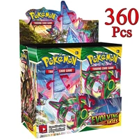 evolving skies 360324pcs pokemon cards tcg shining fates booster box trading card game collection toys gifts for children
