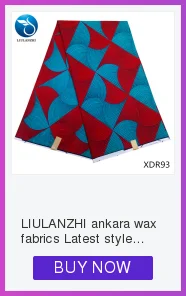 LIULANZHI нигерийская африканская печатная настоящая восковая ткань Африканский хлопок воск 6 ярдов Анкара ткань для мужчин XDR20-28