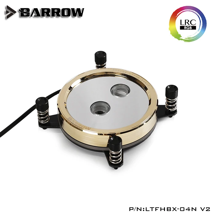 Barrow Gold CPU Water Block use for INTEL LGA1150 1151 1155 1156/ X99 2011 / AMD AM3 AM4/ Radiator 5V GND to 3PIN Hearder
