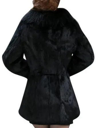 

Long Women Winter 2019 Sleeve Mink Fur Jacket Fox Fur Coat Vintage Teddy Coat Plus Size 6xl Artificial Fur Jackets Fluffy Jacket