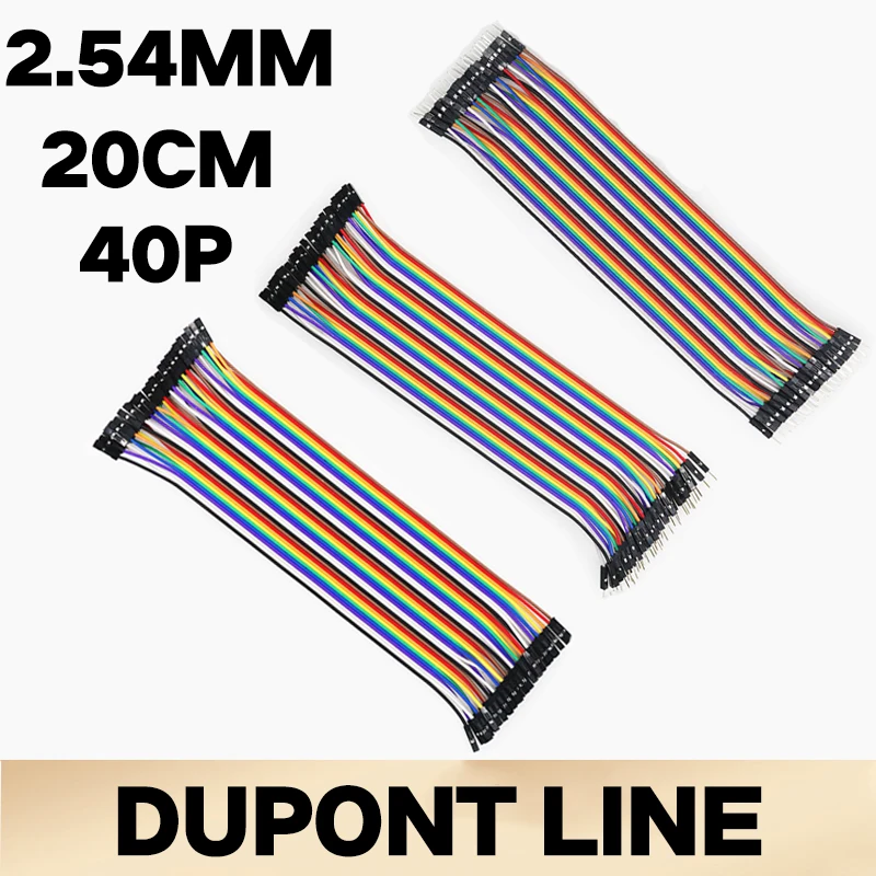 Перемычка Dupont Line 20 см 40 контактный штекер гнездо кабель для Arduino набор сделай сам