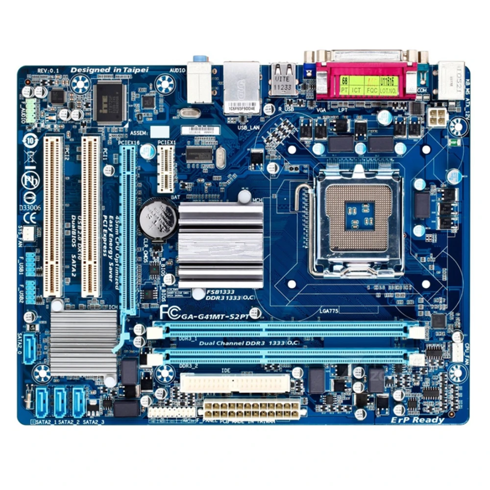 Семейная настольная материнская плата G41 Socket LGA 775 для Core 2 DDR3 8G Micro ATX оригинальная |