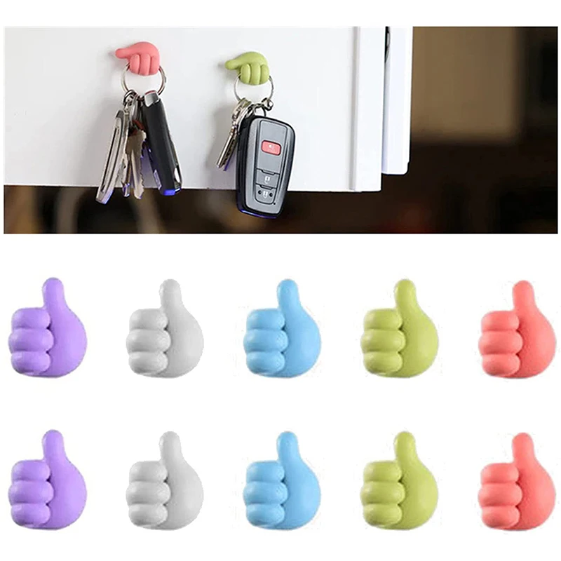 

5Car Wire Cable Holder Multifunctional Tie Clip Fixer Organizer Charger Clasp Thumb Shape Clips Hooks Auto Accessories