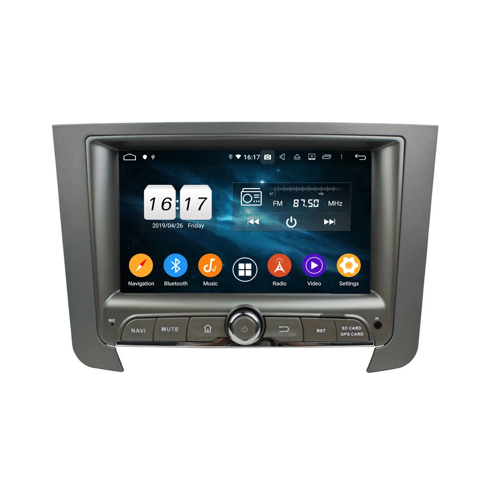 Автомобильный DVD проигрыватель 7 дюймов Android 10 0 для SsangYong REXTON 2014 PX5 мультимедийный 8