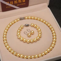 women fashion vintage natural shell pearl necklace party necklace elegant chain retro accessories suit necklace bracelet earring