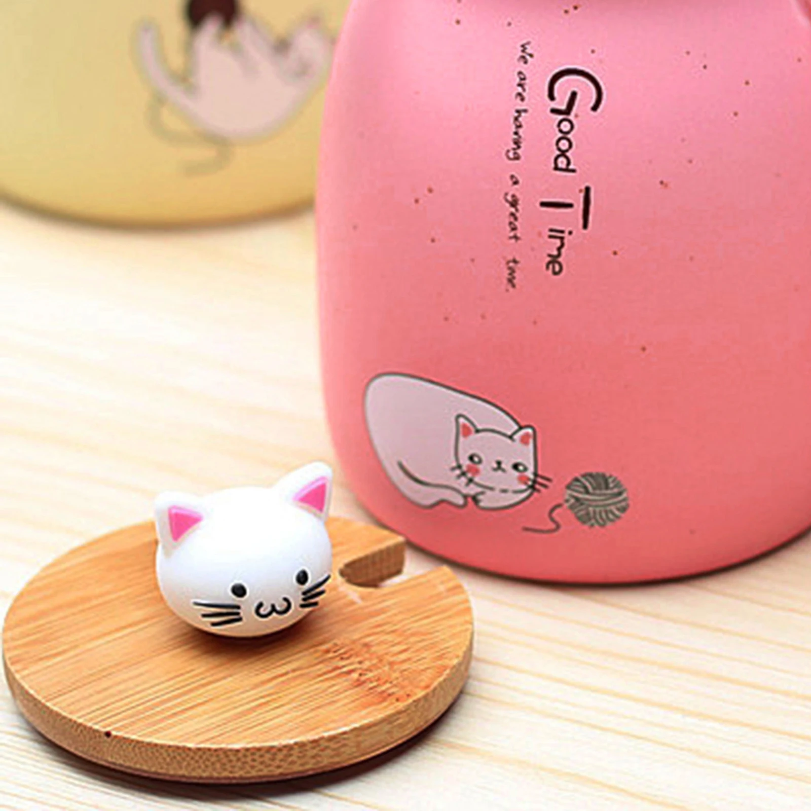 Симпатичная керамическая чашка в виде кошки для горячего холодного чая кружка