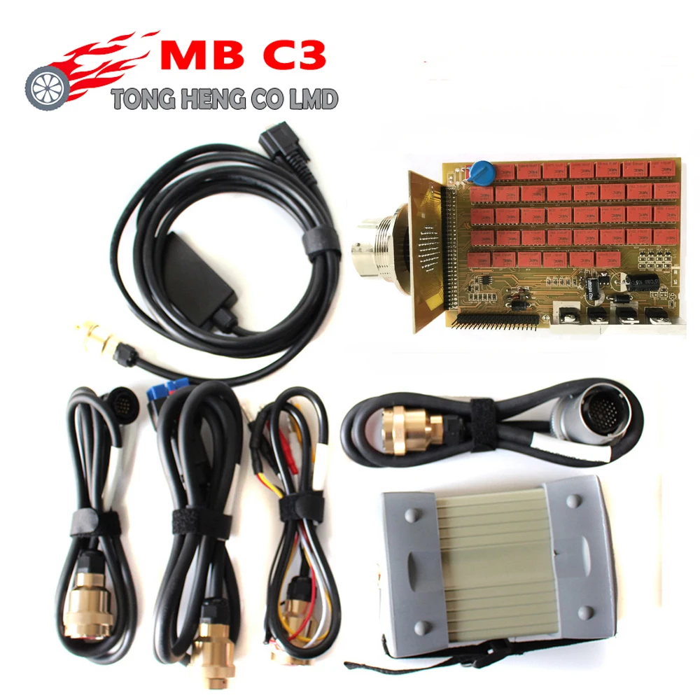 Высококачественный MB Star C3 Full Chip SD Connect c3 поддерживает 12 В и 24 легковых грузовых