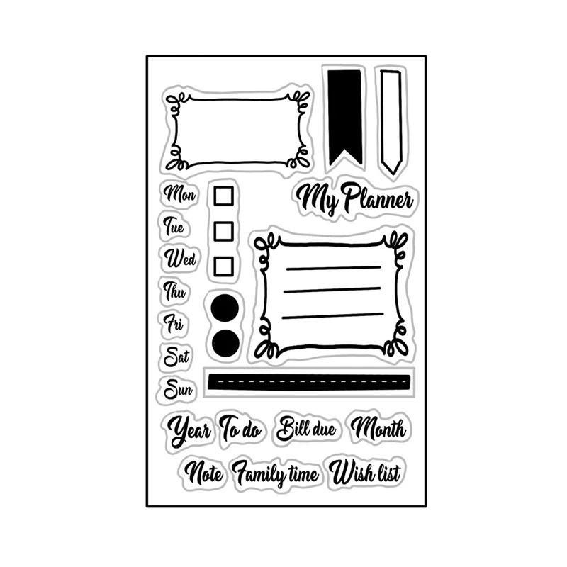 Eastshape кирпич прозрачный силиконовый штамп/печать для DIY Скрапбукинг/фотоальбом