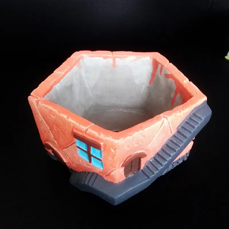 Большая глиняная форма для дома изготовления бетонных цветочных горшков