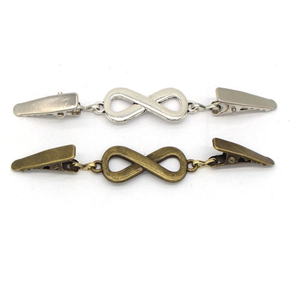 Новинка золотистые и Серебристые клипсы на утку гибкая брошь с бусинами жемчугом