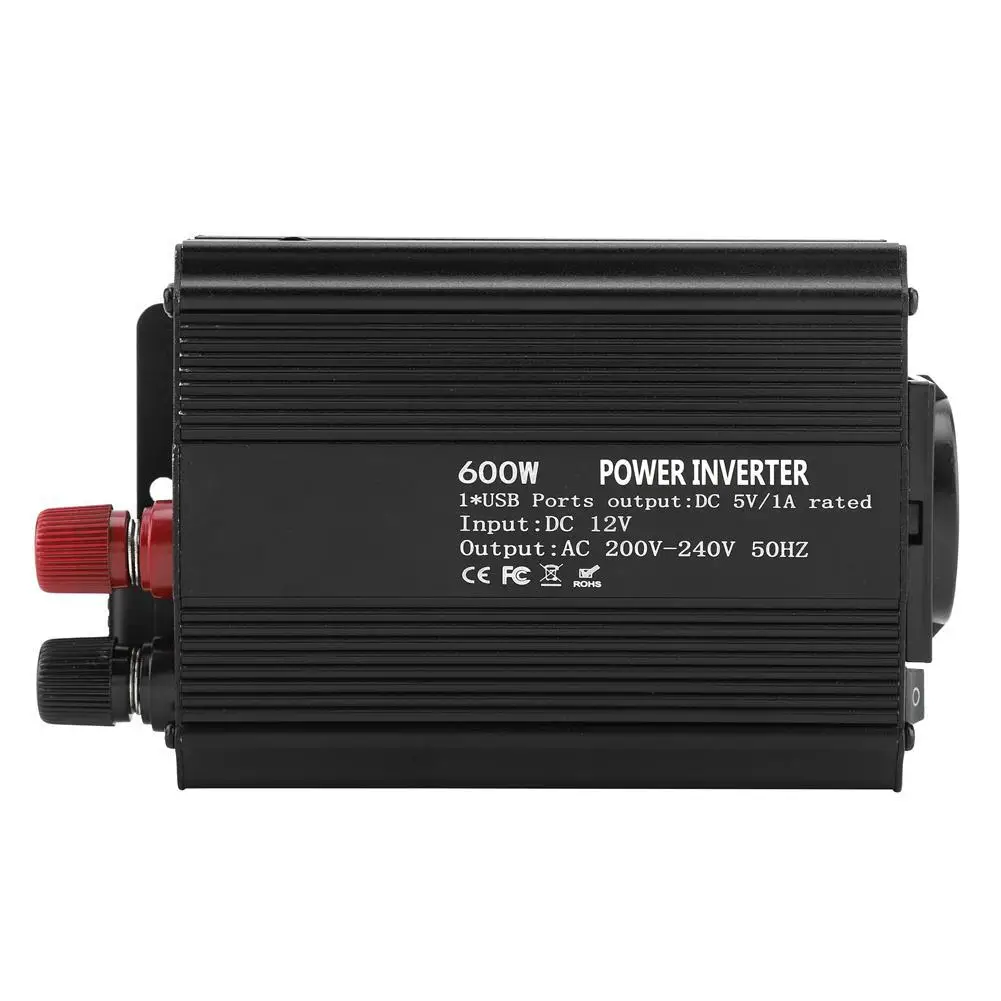 Correction Sine Wave Inverter 12 V Converter 220V 600W Power