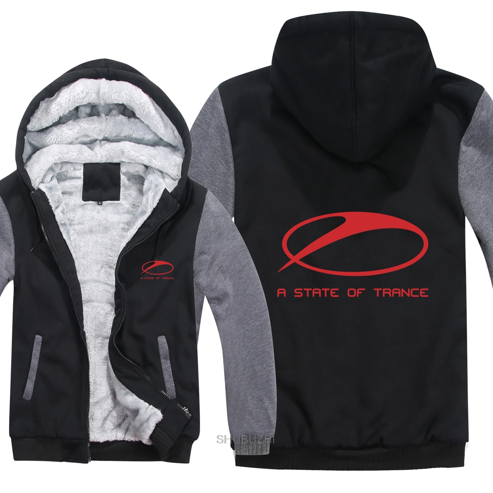 

Winter Armin Van Buuren A State Of Trance Hoodies Men Coat Wool Liner Jacket Hip Hop DJ Sweatshirts