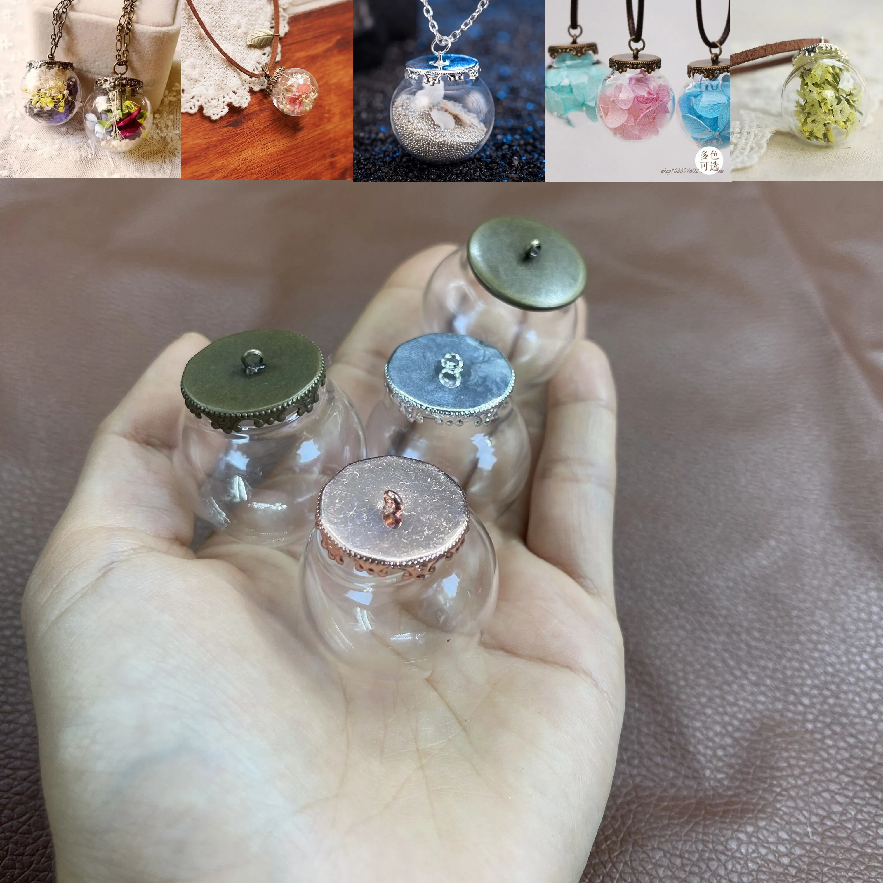 Набор стеклянных подставок для украшения сделай сам 30 х20 мм | Дом и сад