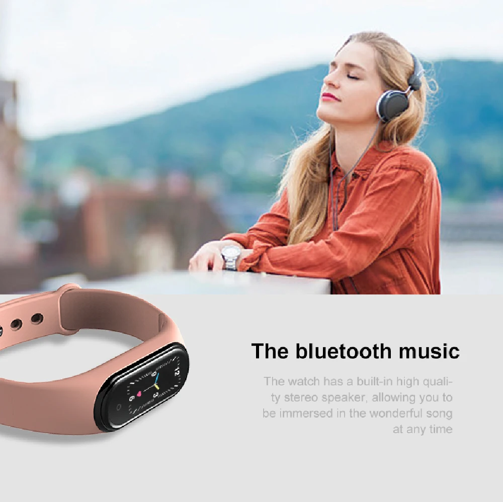 

2020 New M5 Smart Watch Men Women Bluetooth Watch Fitness Sport Tracker Call Smartwatch Play Music Bracelet For iPhone Android