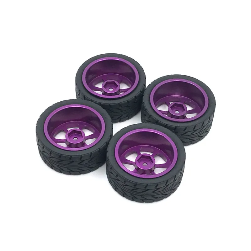 

65mm Metal Wheel Rim Tires Tyres with 12mm Lengthened Adapter for Wltoys 144001 A959 A959-B 124019 124018 RC Car Parts