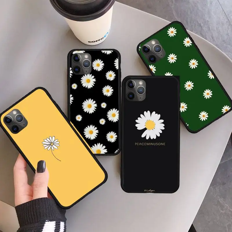 

Daisy Sunflower Floral Phone Case for iPhone 11 12 pro XS MAX 8 7 6 6S Plus X 5S SE 2020 XR mini