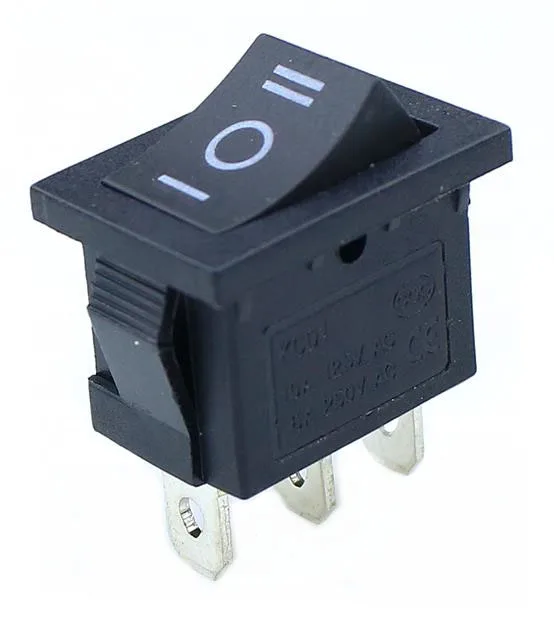 5 шт. KCD1 Мини Черный 3 Pin / 6 pin On/Off/On тумблер AC 6A/250V10A/125V | Обустройство дома