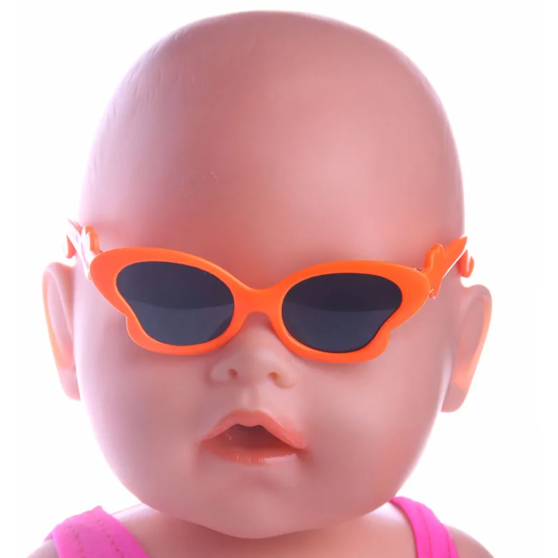 Классные тонкие УФ очки в форме бабочки подходящие для куклы 18 дюймов и ребенка 43