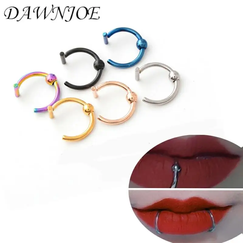 Золото/сталь цвет 10 мм Панк нержавеющая сталь человеческого тела имитация