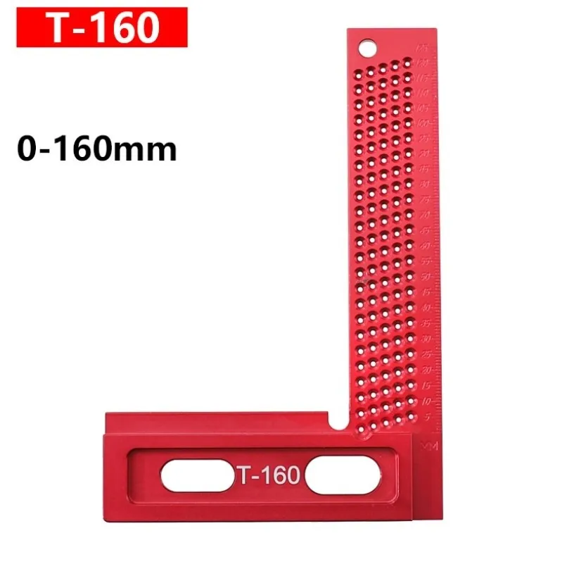 

Woodworking Line Ruler Portable Scribing Gauge Crossed-Out Measuring Tool Aluminum Alloy Line Drawing Marking Gauge 0-160/200mm