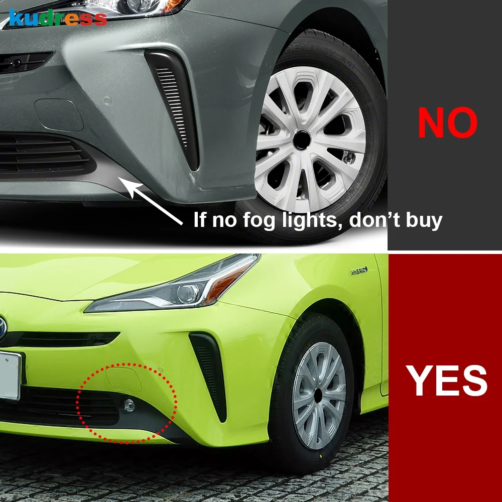 Для Toyota Prius 2019 2020 хэтчбек хромированная крышка передсветильник противотуманной