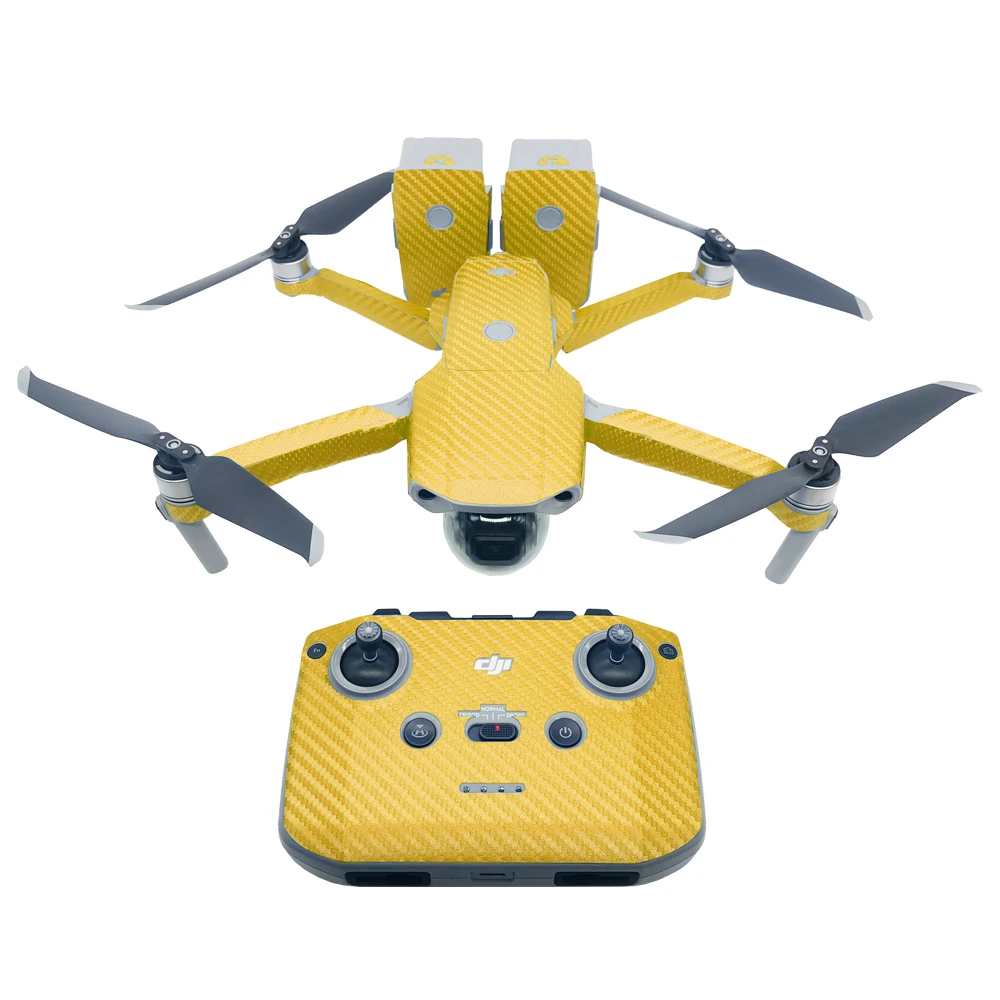 Стикер из углеродного волокна s стикер для DJI Mavic Air 2 Drone Защитная пленка тела +