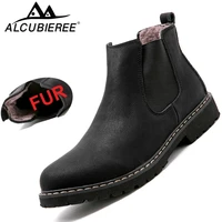men boots shoes 2021 new winter male chelsea boots for men leather ankle boots man booties footwear outdoor boots shoe plus size