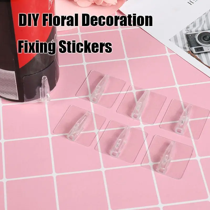 50 шт DIY Цветочные украшения крепежные наклейки создает подарочные