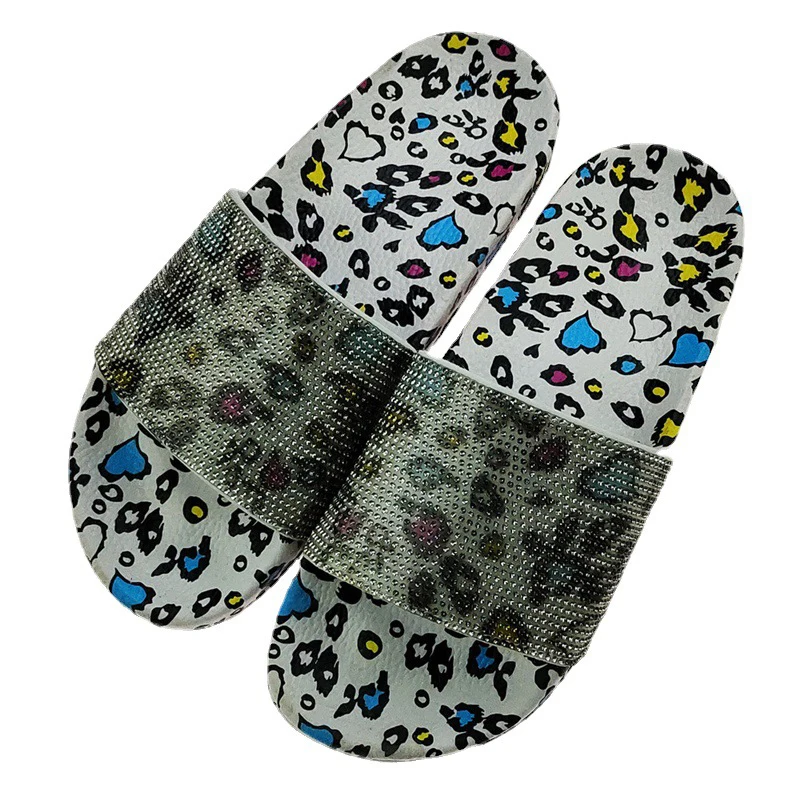 

Summer Women's Shoes Open Toe Slippers Fashion Print Flat Sandals Outdoor Casual Women's Shoes Plus Size