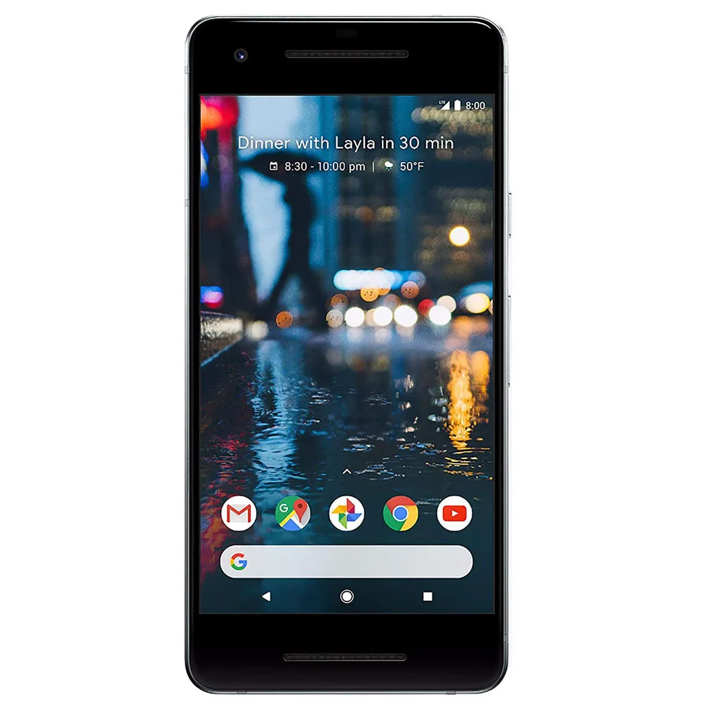 Смартфон Google Pixel 2 5 0 дюйма восемь ядер одна SIM карта 4G LTE Android 4 Гб ОЗУ 128