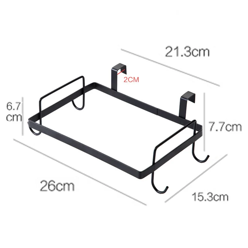 Cupboard Door Back Hanging Shelves Trash Rack Storage Shelf Office Kitchen Organizers Bags Rubbish Garbage Bag Holder | Дом и сад