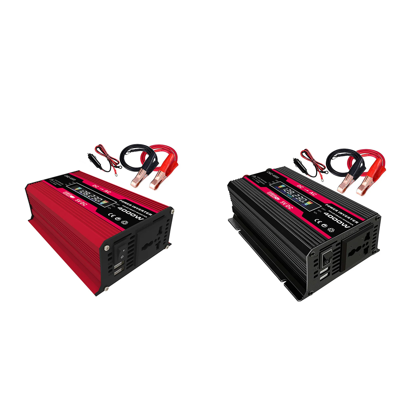 Универсальный автомобильный инвертор напряжения 12 В до 220 110 модифицированный