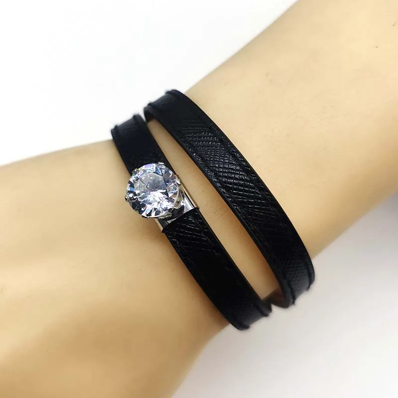 2020 г. плетеные вручную многослойные кожаные браслеты для женщин стразы в виде