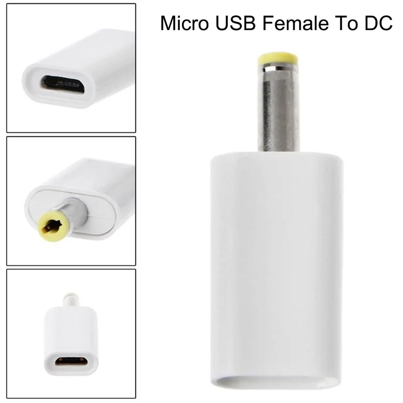 Горячая 3C Micro USB мама к DC 4 0*1 7 мм штекер Jack адаптер конвертер Зарядка для psp|Кабели
