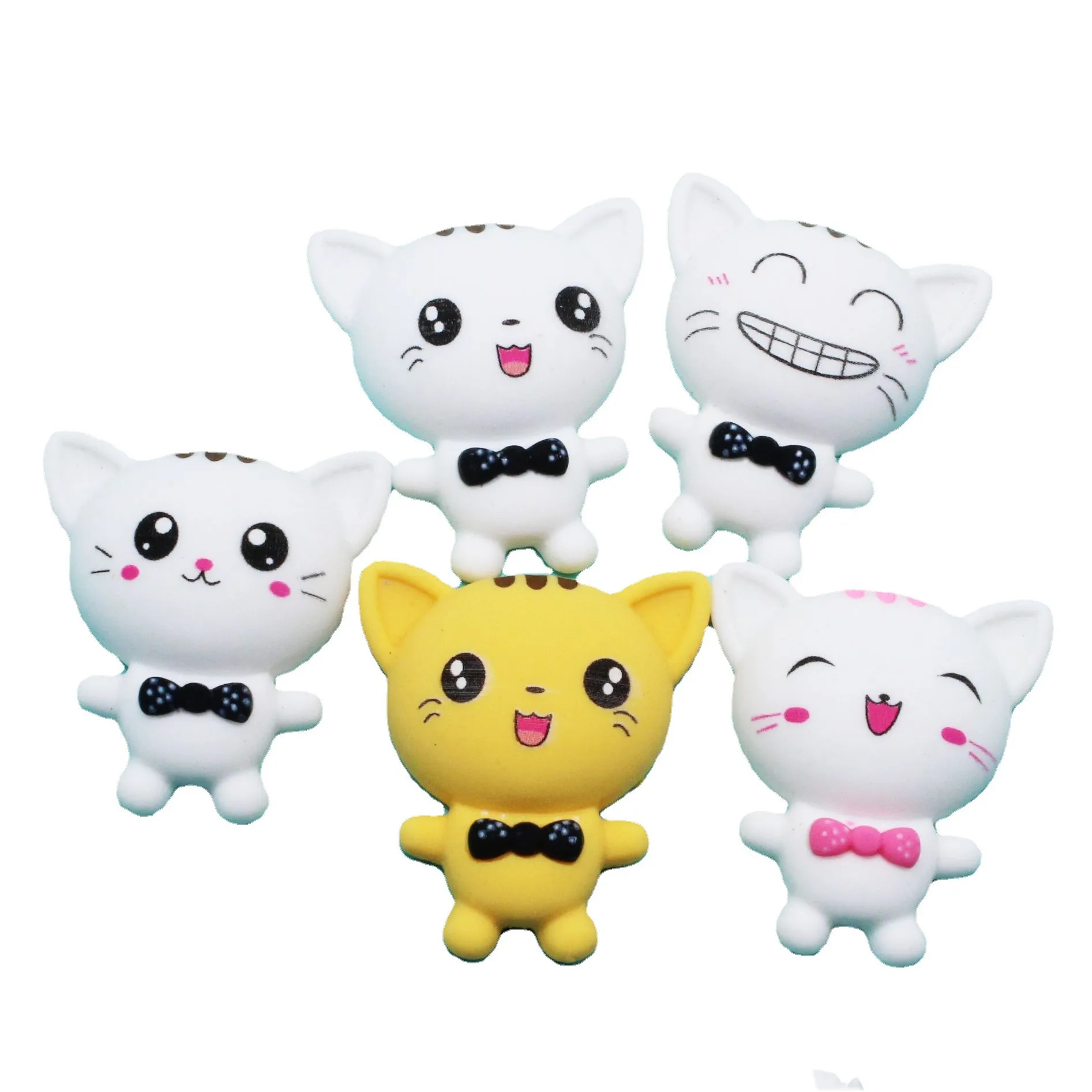 

Hobbyworker Happy Cat Resin Accessories for DIY Cream Drop Glue Mobile Phone Cover Stationery Patch XQ07403