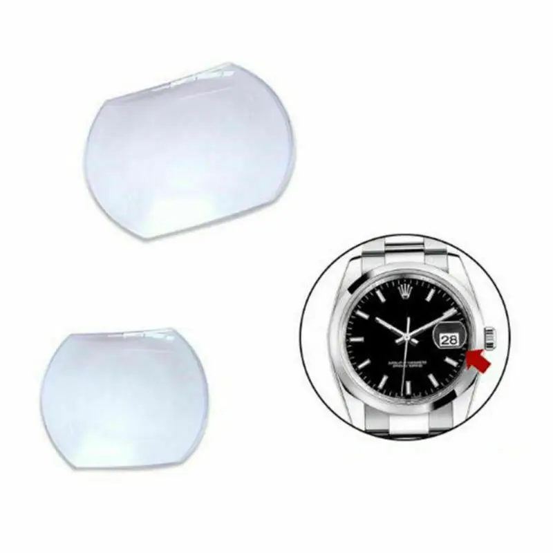 

Sapphire Bubble Magnifier Lens for Date Window Watch Crystal Glass Glue Magnify