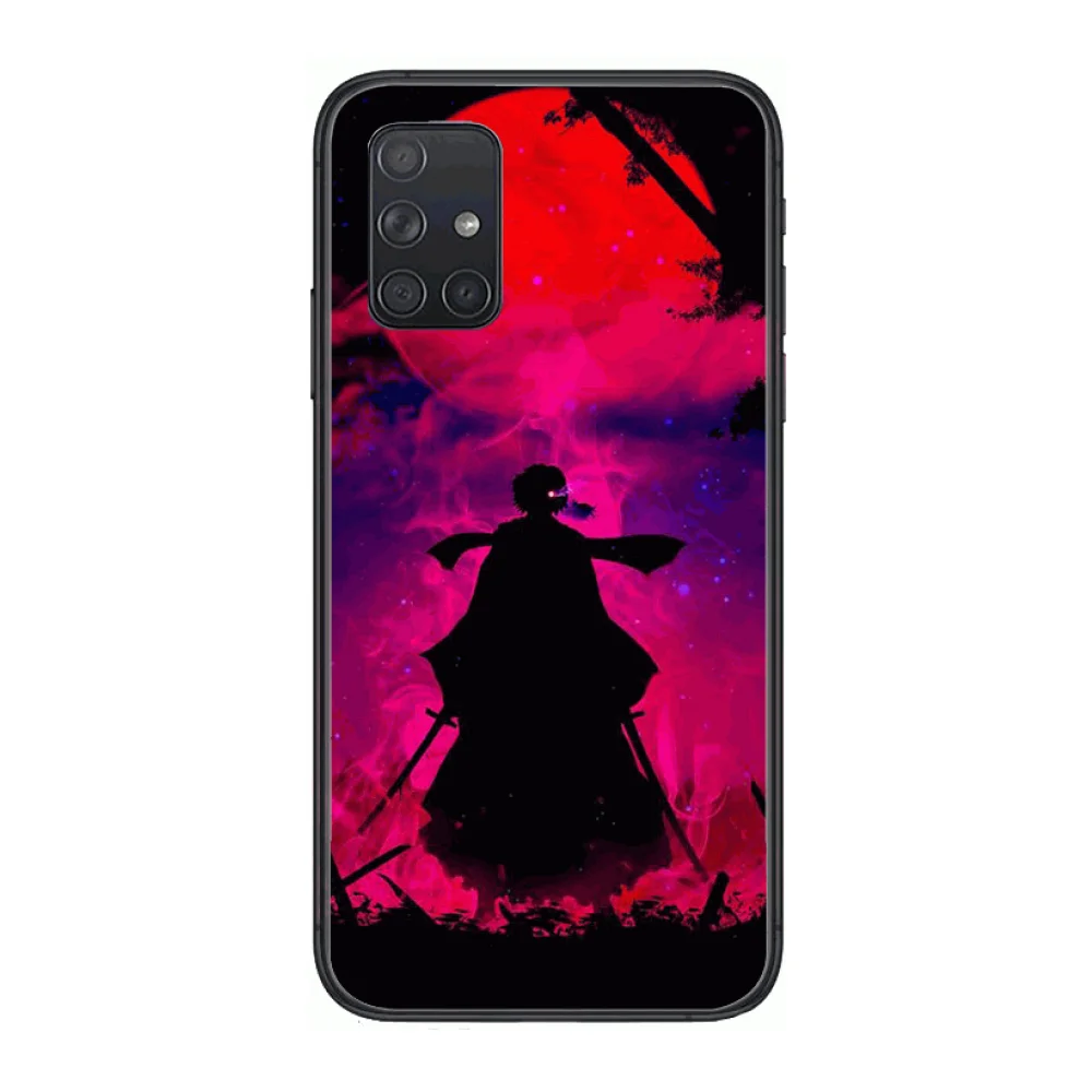 

Demon Slayer Kimetsu No Yaib Phone Case Hull For Samsung Galaxy A 50 51 20 71 70 40 30 10 E 4G 5G S Black Shell Art Cell Cover