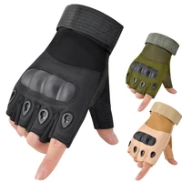 new outdoor tactical gloves airsoft sport gloves half finger type military men combat gloves shooting hunting fingerless gloves