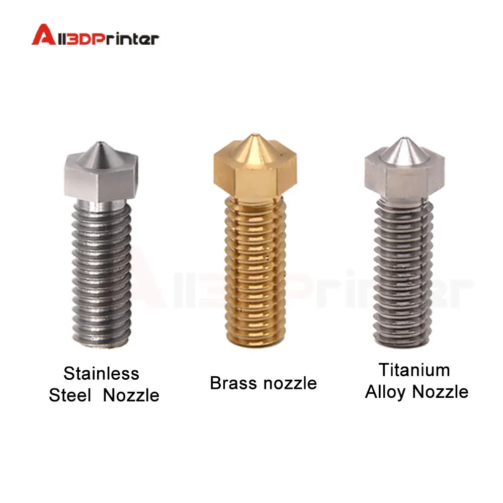 

2Pcs Durable 3D Printer High Quality Volcano M6 Thread Nozzle For E3D Volcano Hotend