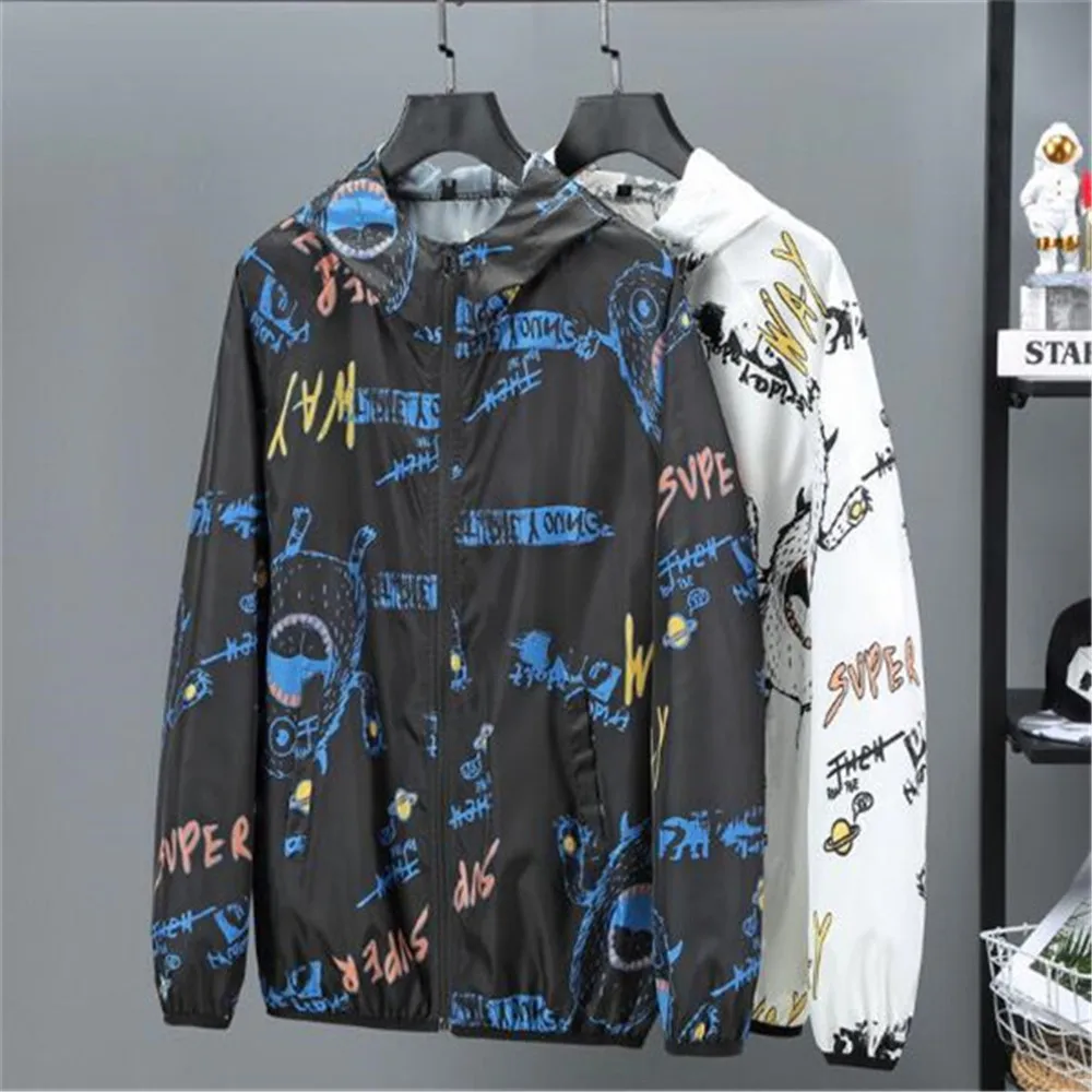 

Летняя Новинка 2021 Молодежная мужская куртка одежда легкая дышащая Солнцезащитная одежда Студенческая уличная верхняя одежда пальто