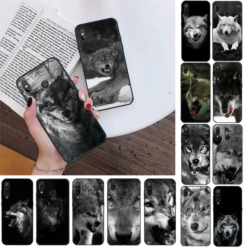 

TOPLBPCS Angry Animal wolf Face Phone Case For Redmi K20 4X GO for Redmi 6pro 7 7A 6 6A 8 5plus note 9 pro Capa