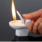 Индивидуальная зажигалка, креативная бутиковая Зажигалка для сигарет в виде унитаза, забавная металлическая зажигалка с открытым огнем, зажигалки для курения марихуаны