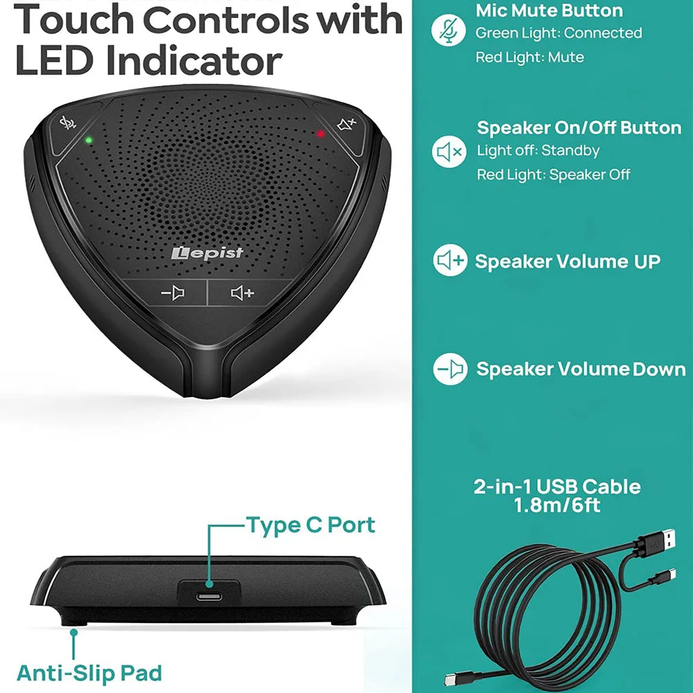 USB-колонка компьютерные колонки с микрофоном для домашних офисных