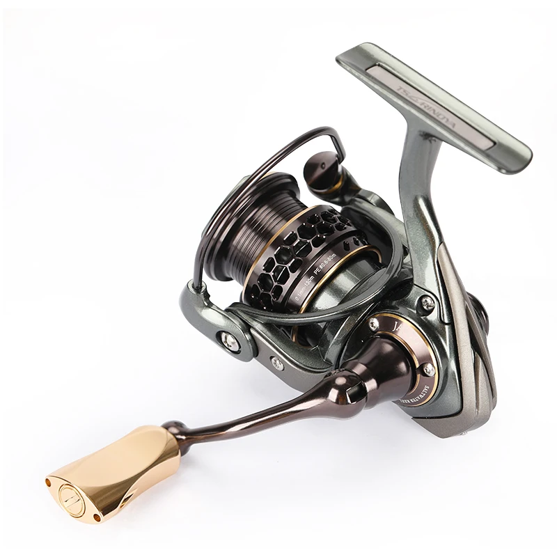 TSURINOYA JAGUAR 500 Spinning Reel with Spare Spool 5.2:1 10BB Drag Power 4kg Double Spools Lure for Saltwater Freshwater | Спорт и