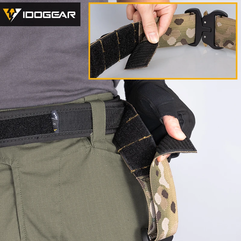 IDOGEAR Тактические 2 дюймов ремень с быстроразъемной пряжкоймарки MOLLE военный Охота